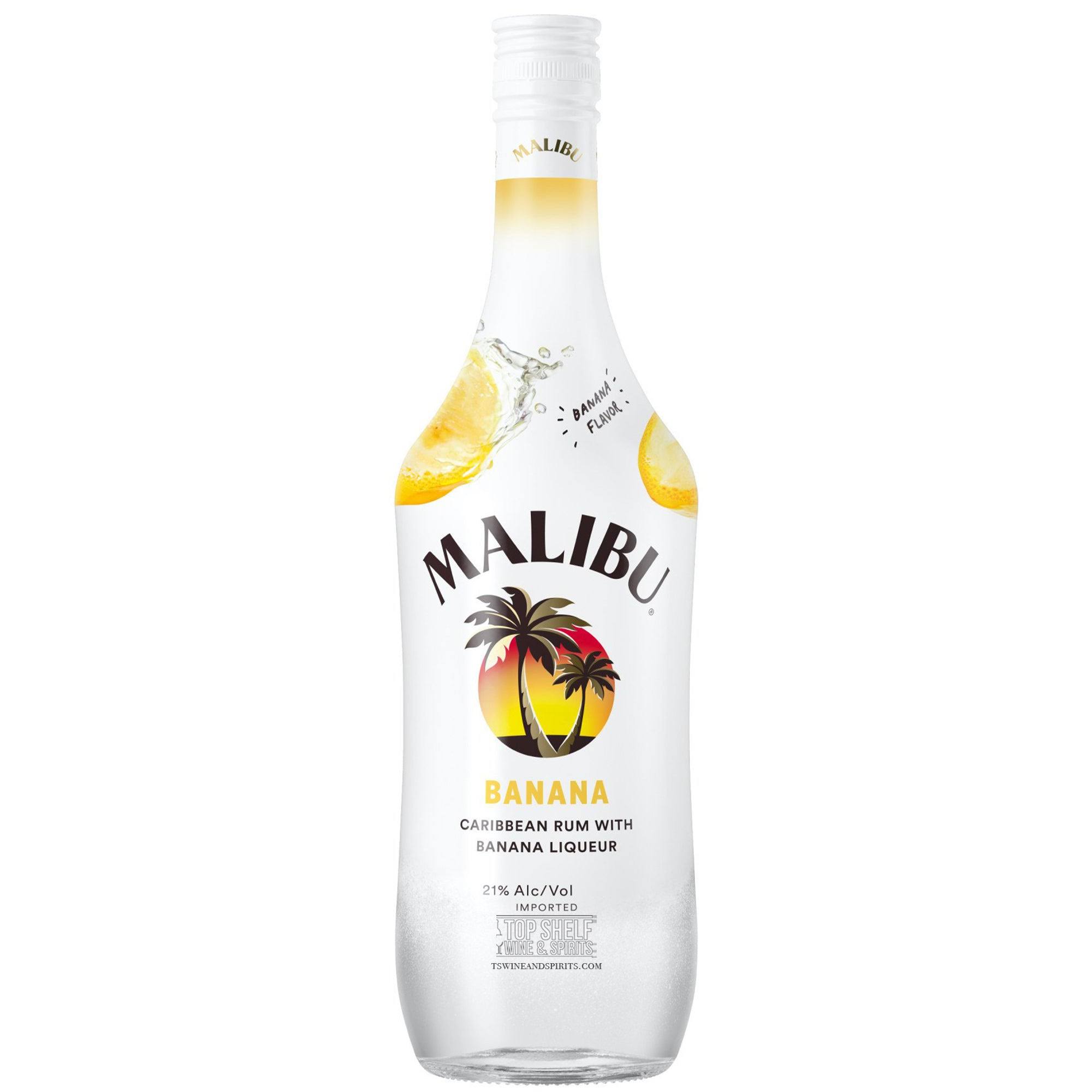 Malibu Caribbean Rum - Tropical Banana, 750ml