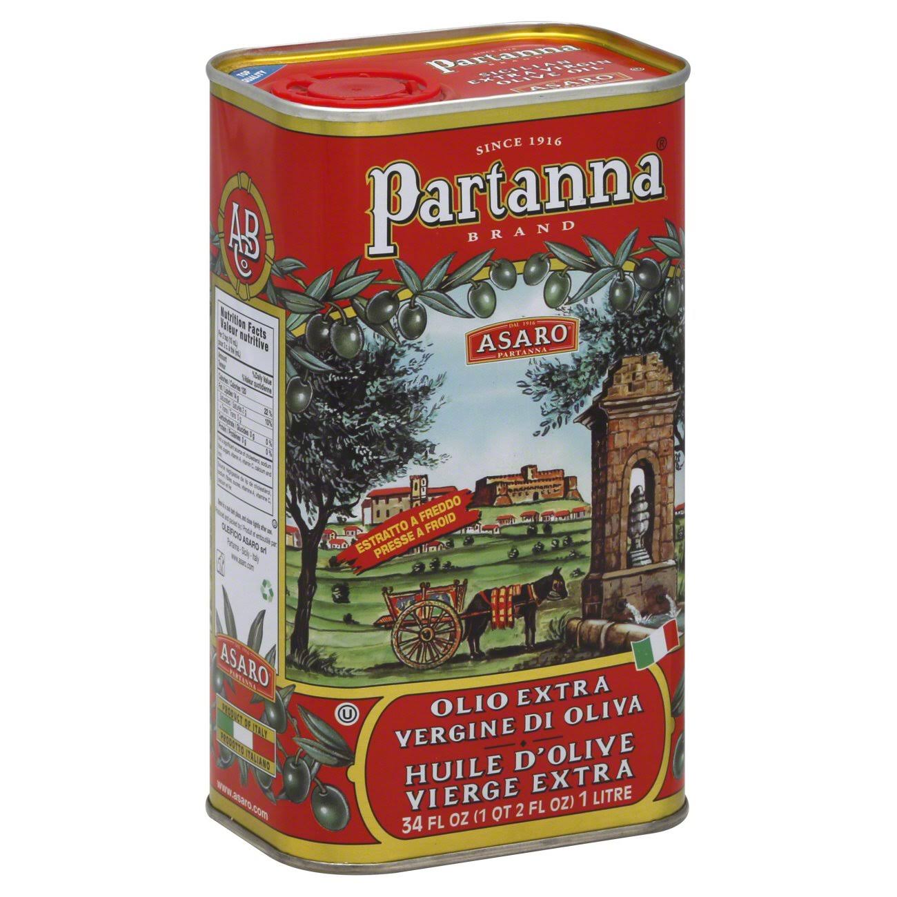 Partanna Extra Virgin Olive Oil - 1l