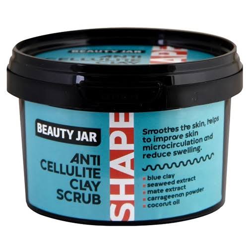 Anti-Cellulite Clay Body Scrub - Beauty Jar Shape Anti-Cellulite Clay Scrub