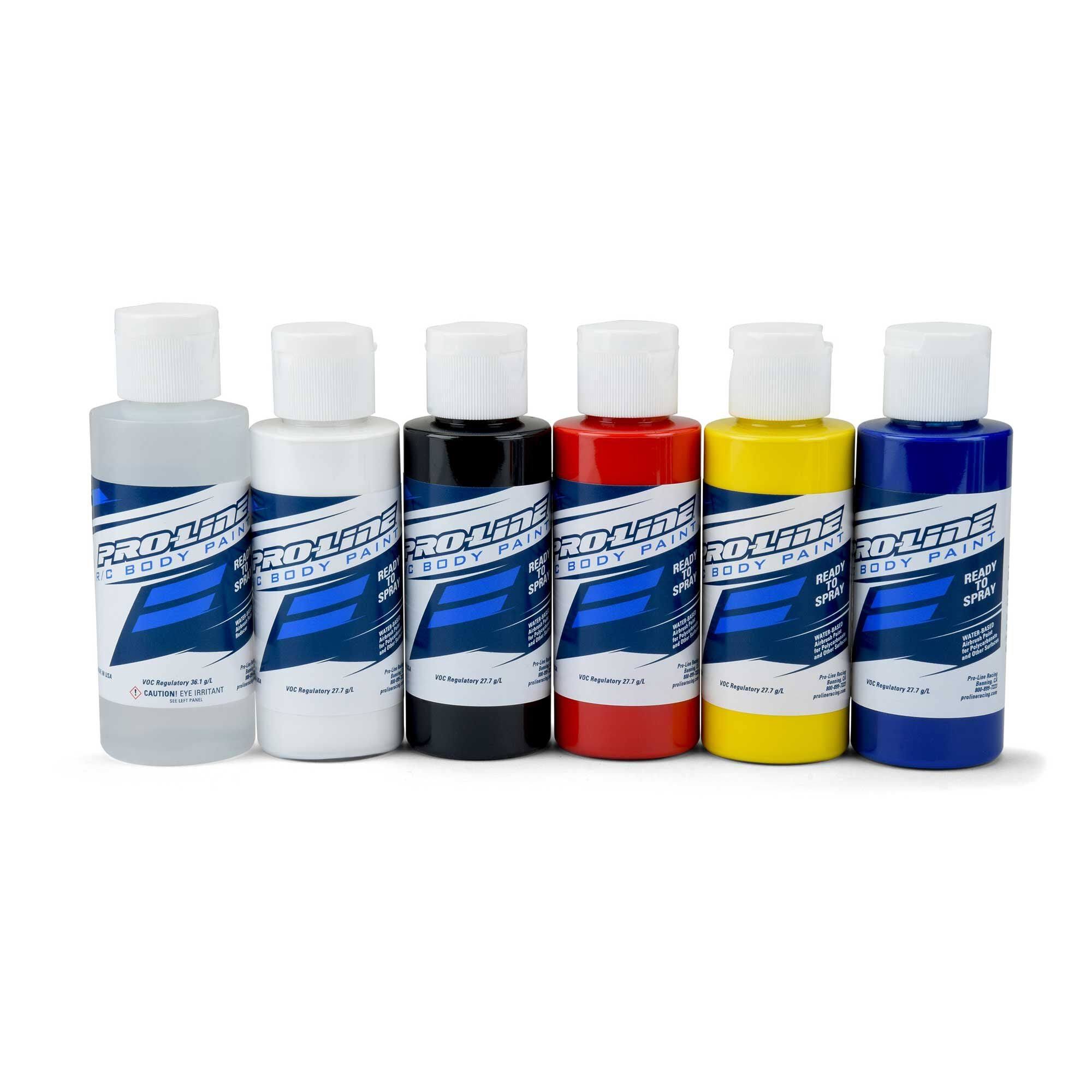 Pro-Line Paint Primary Color Set - 6 Pack