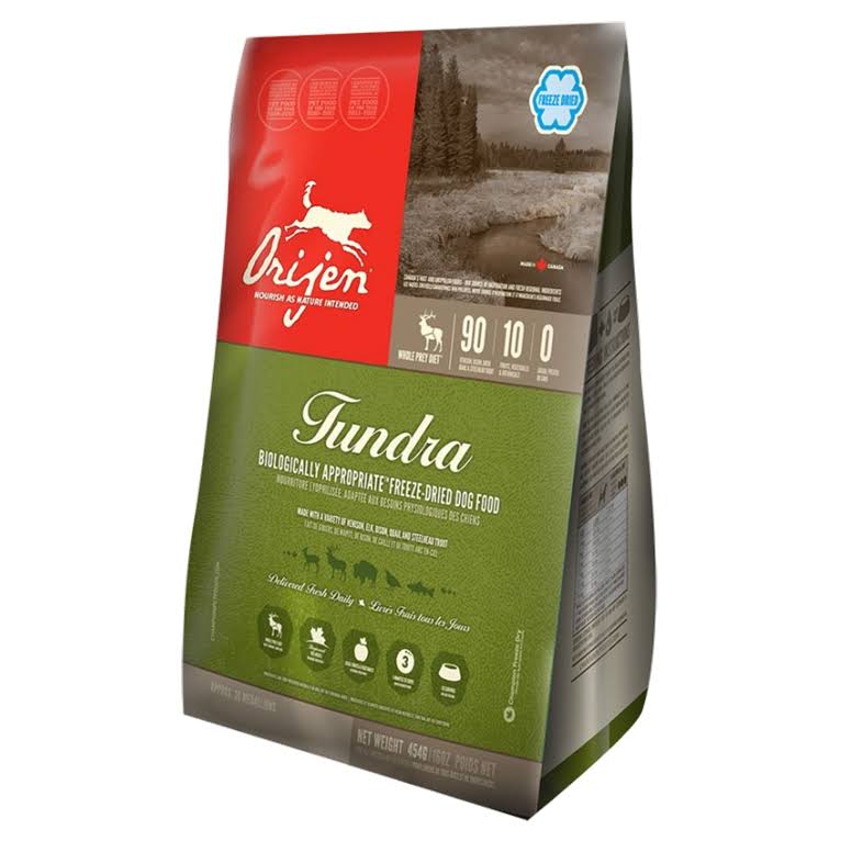Orijen Freeze Dried Tundra Adult Dry Dog Food - 170g