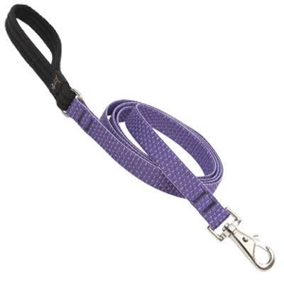 Eco Dog Leash, Lilac Pattern, 3/4" X 6', Lupine, 36409