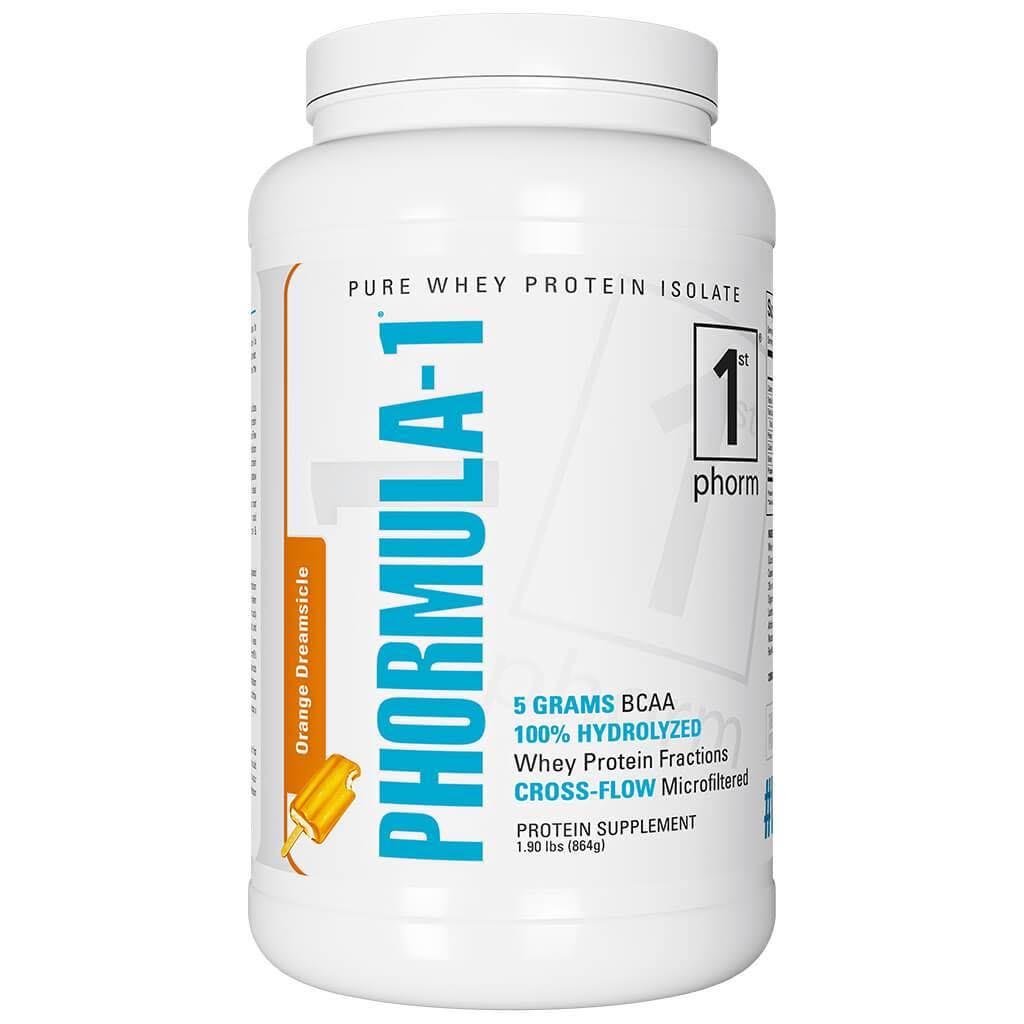 Pure Whey Protein Isolate Powder | Orange Dreamsicle | Post-Workout Drink | 32 Servings | Phormula-1 | Nutritional Supplements by 1st Phorm