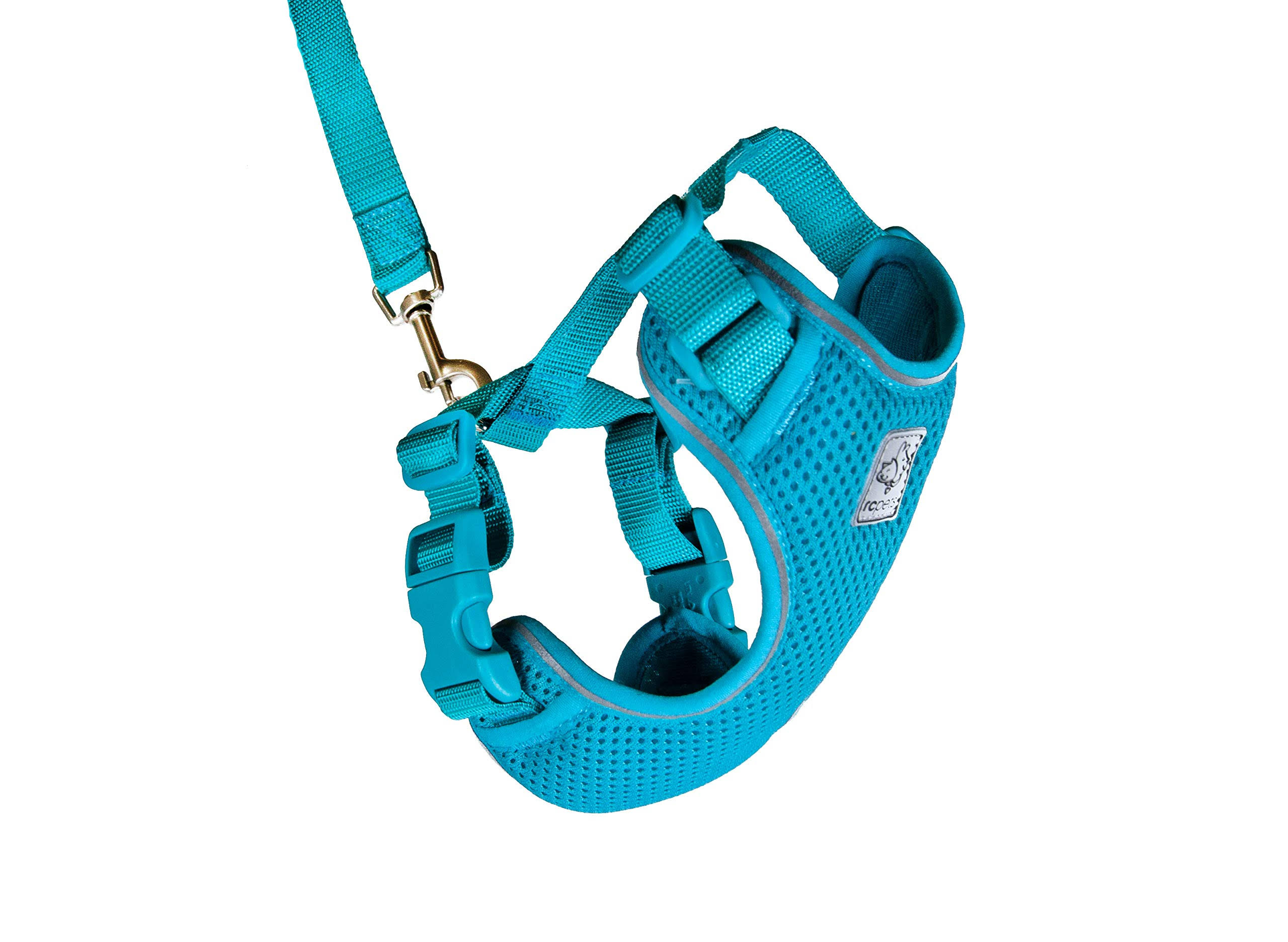 Adventure Kitty Cat Harness with Leash Teal Small