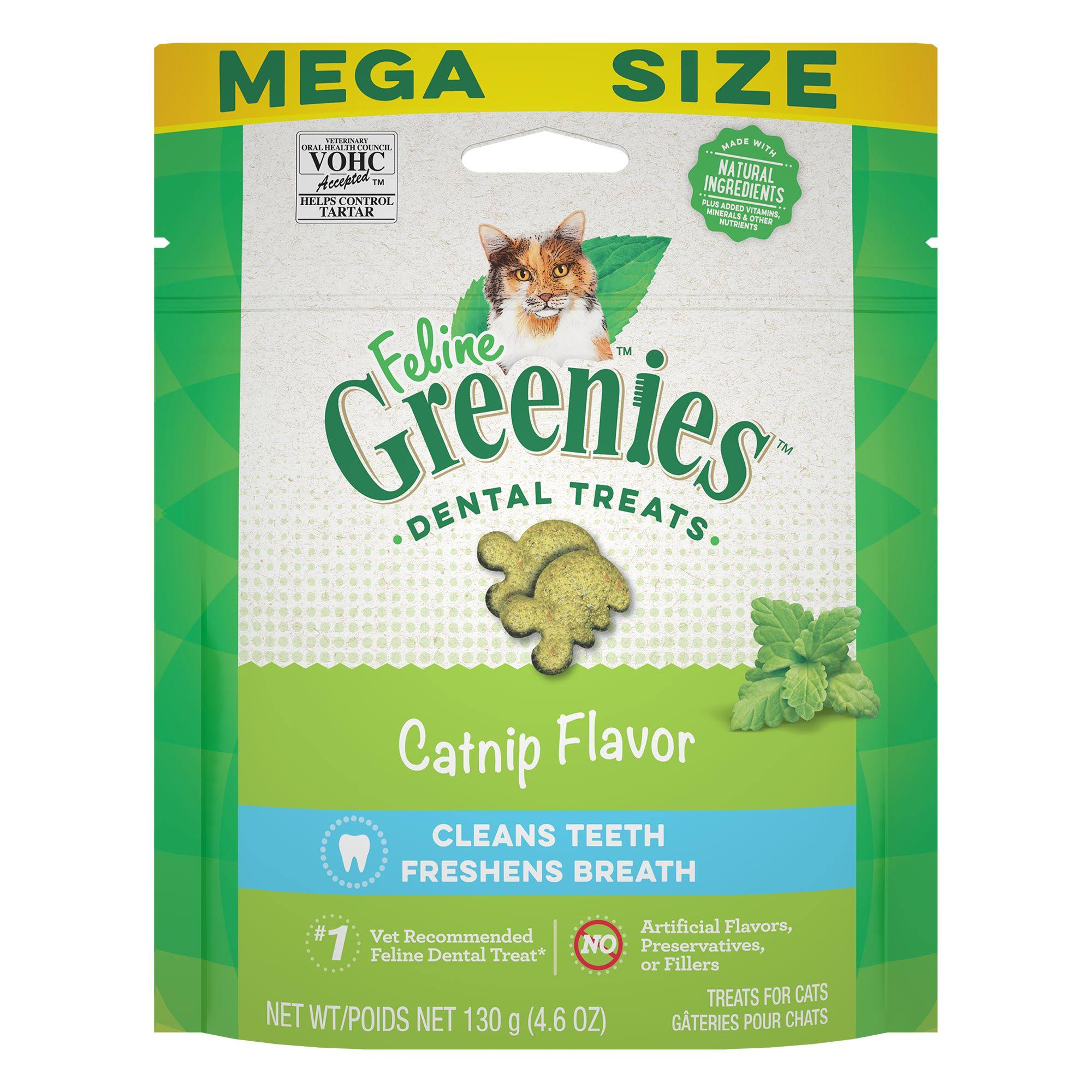 Feline Greenies Cat - Dental Treats Catnip 4.6oz