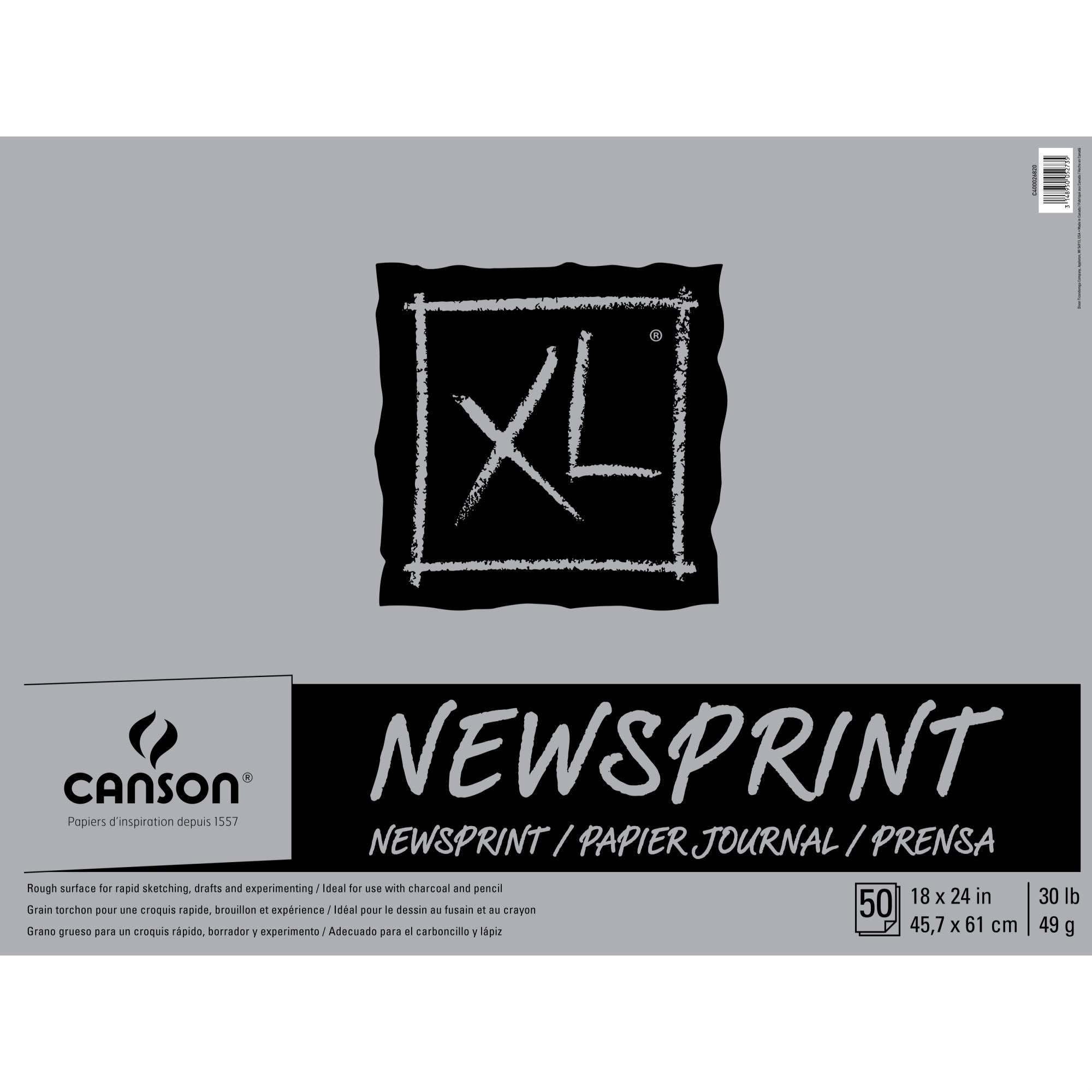Canson XL Newsprint Pad - 50 Sheets