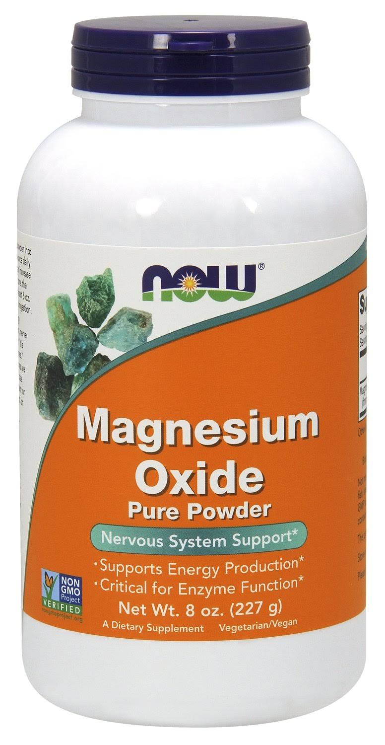 Now Foods Magnesium Oxide Powder - 227g
