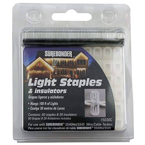 15030C Light Staples and Insulators - 60 Staples and 30 Insulators
