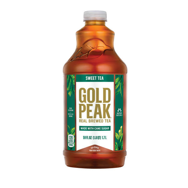 Gold Peak Tea, Real Brewed, Sweet - 59 fl oz