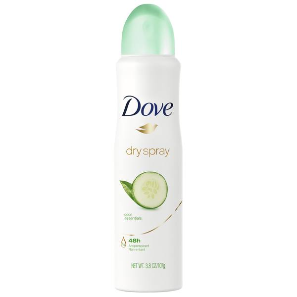 Dove Dry Spray Antiperspirant - Cool Essentials, 3.8oz