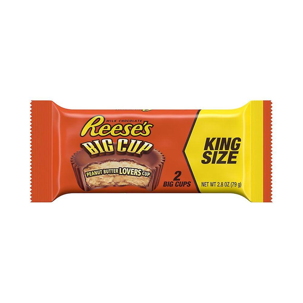 Reese's Peanut Butter Big Cup Milk Chocolate - King Size, 79g