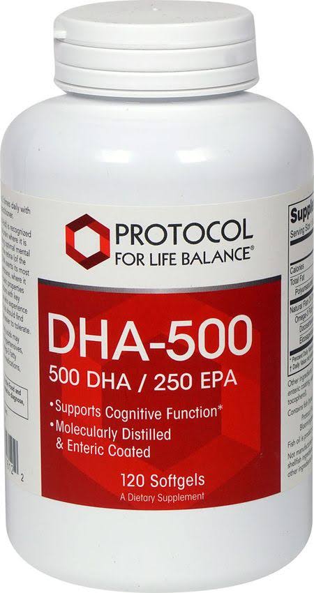 Protocol for Life Balance DHA-500 Softgels - x120