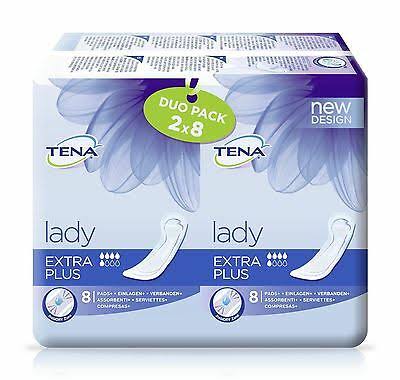 Tena Lady Extra Duo Plus 16 Pack