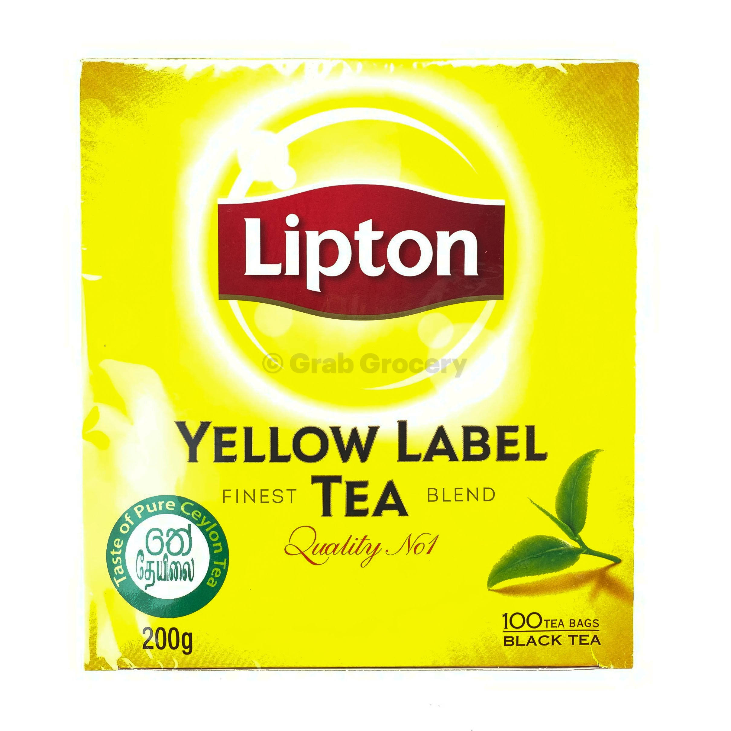 Lipton Yellow Label Rich Taste Tea Bags - 100 Pack - Mach Bazar - Delivered by Mercato