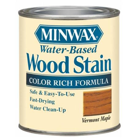 Minwax 61807 Water Based Wood Stains - 0.9L, Clear Base