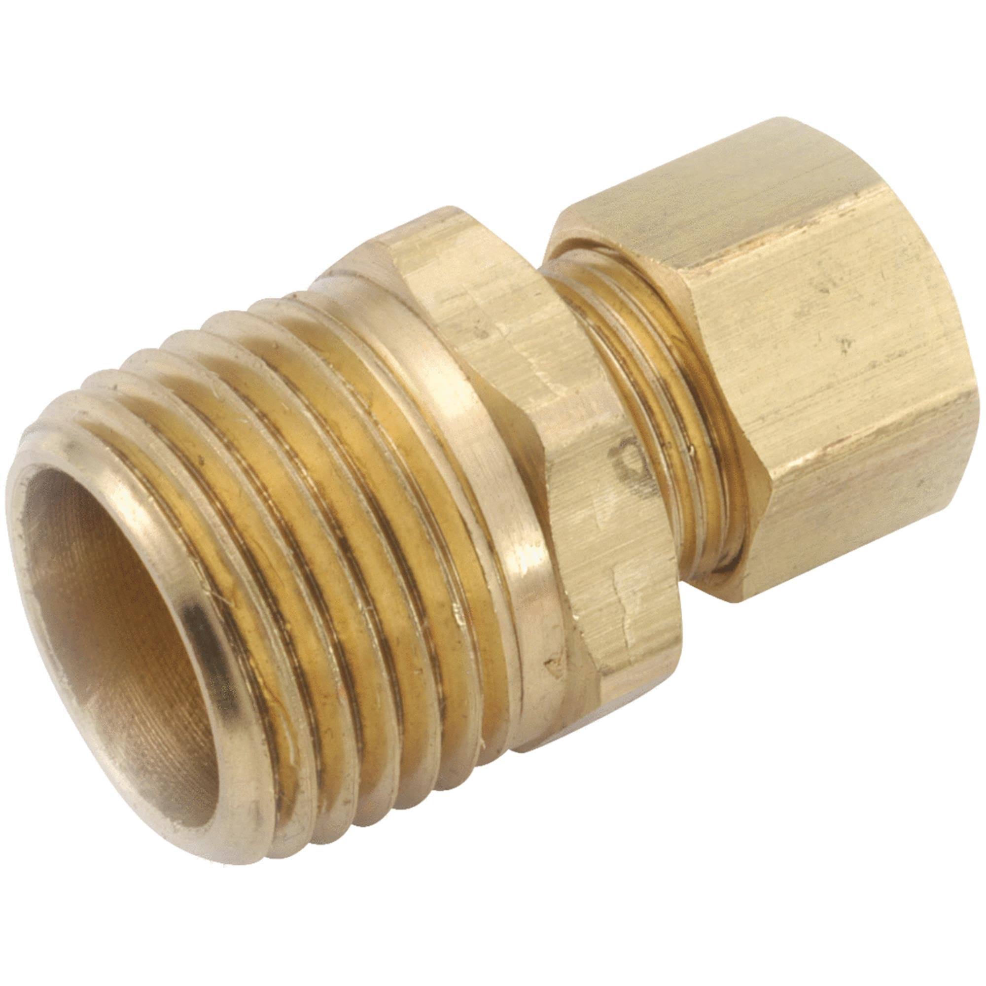 Anderson Metals Low Lead Compression Adapter - Brass, 5/16" x 1/8"