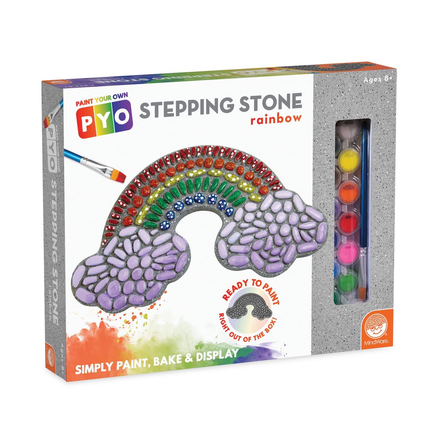 MindWare Paint Your Own Stepping Stone Rainbow