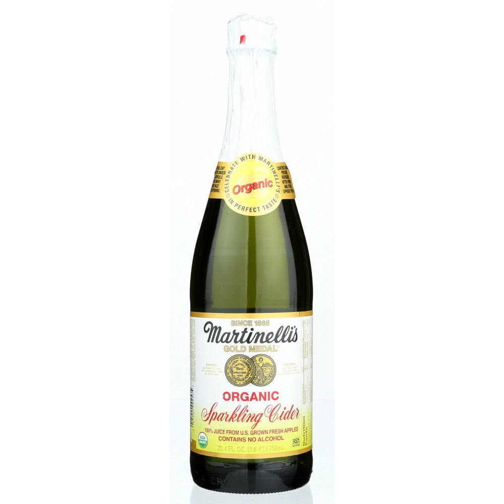 Martinelli: Organic Sparkling Cider Juice, 25.4 Fo