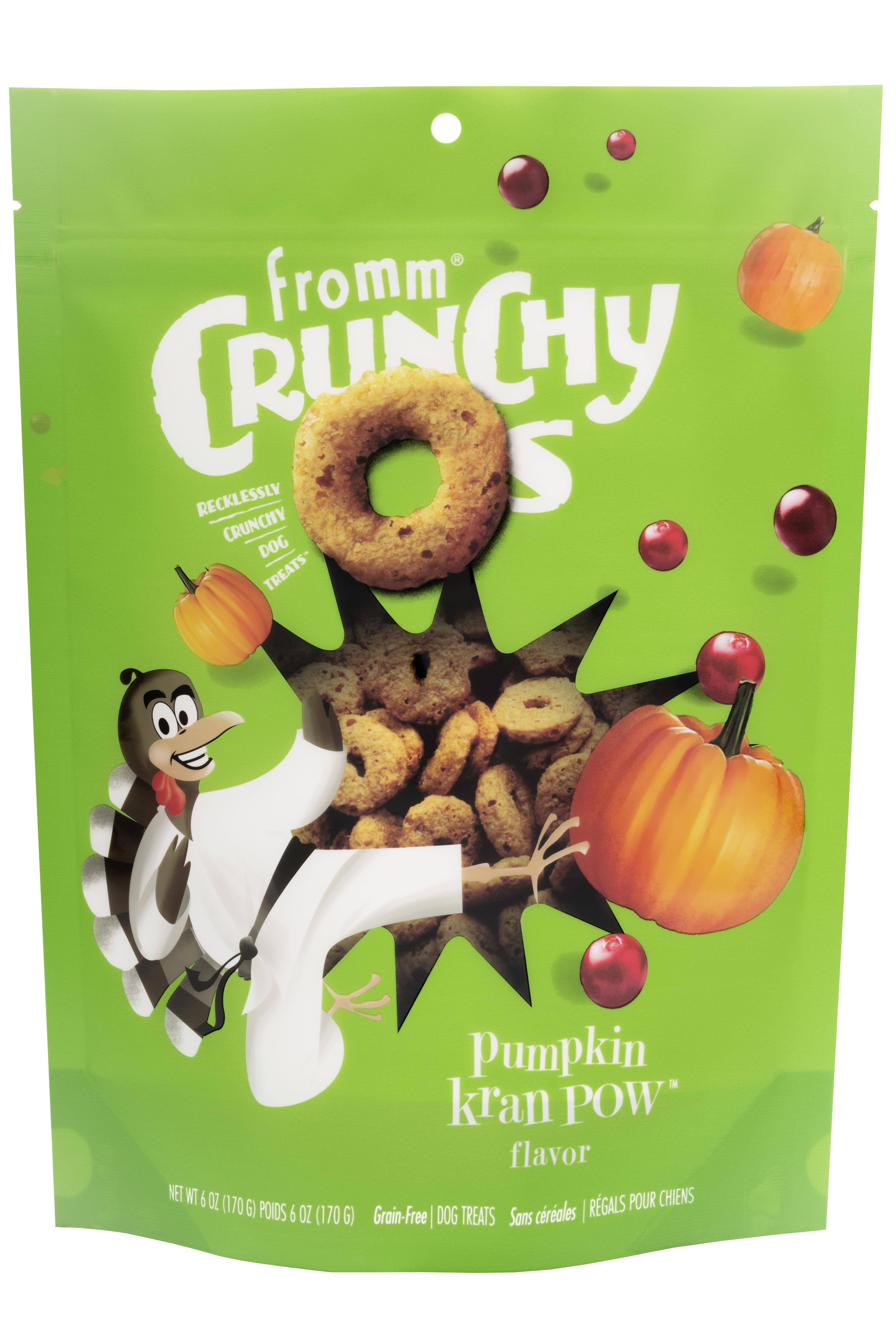 Fromm Crunchy O's Dog Treats Pumpkin Kran Pow 6oz