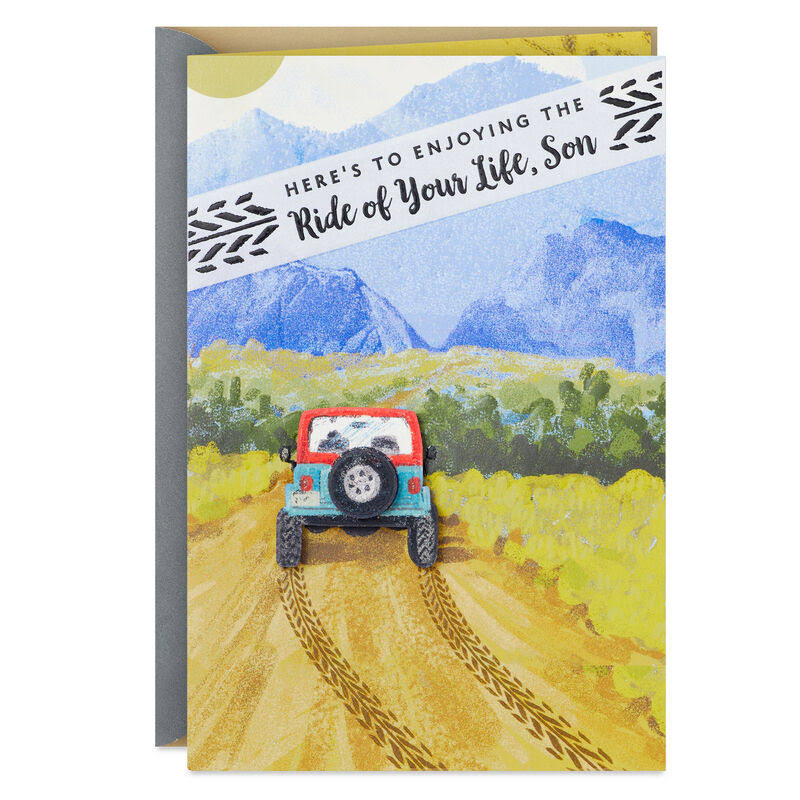 Son, Here's to The Ride of Your Life Birthday Card