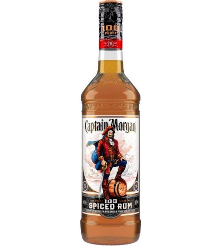 Captain Morgan Rum, Spiced, Black Cask 100 - 750 ml