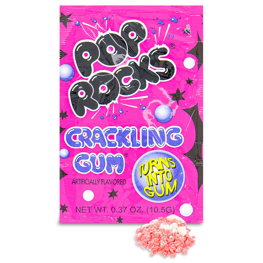 Pop Rocks Popping Bubble Gum - 10.5g