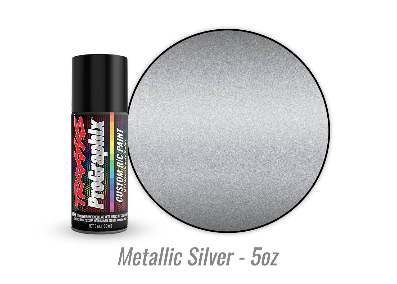 Traxxas 5073 - Body Paint, ProGraphix, Metallic Silver (5oz)