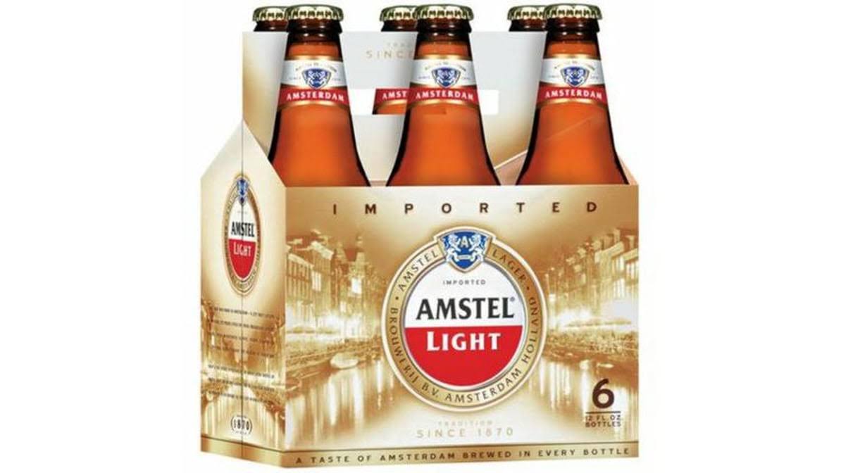 Amstel Light Beer, Lager, Imported - 4 - 6 bottle packs