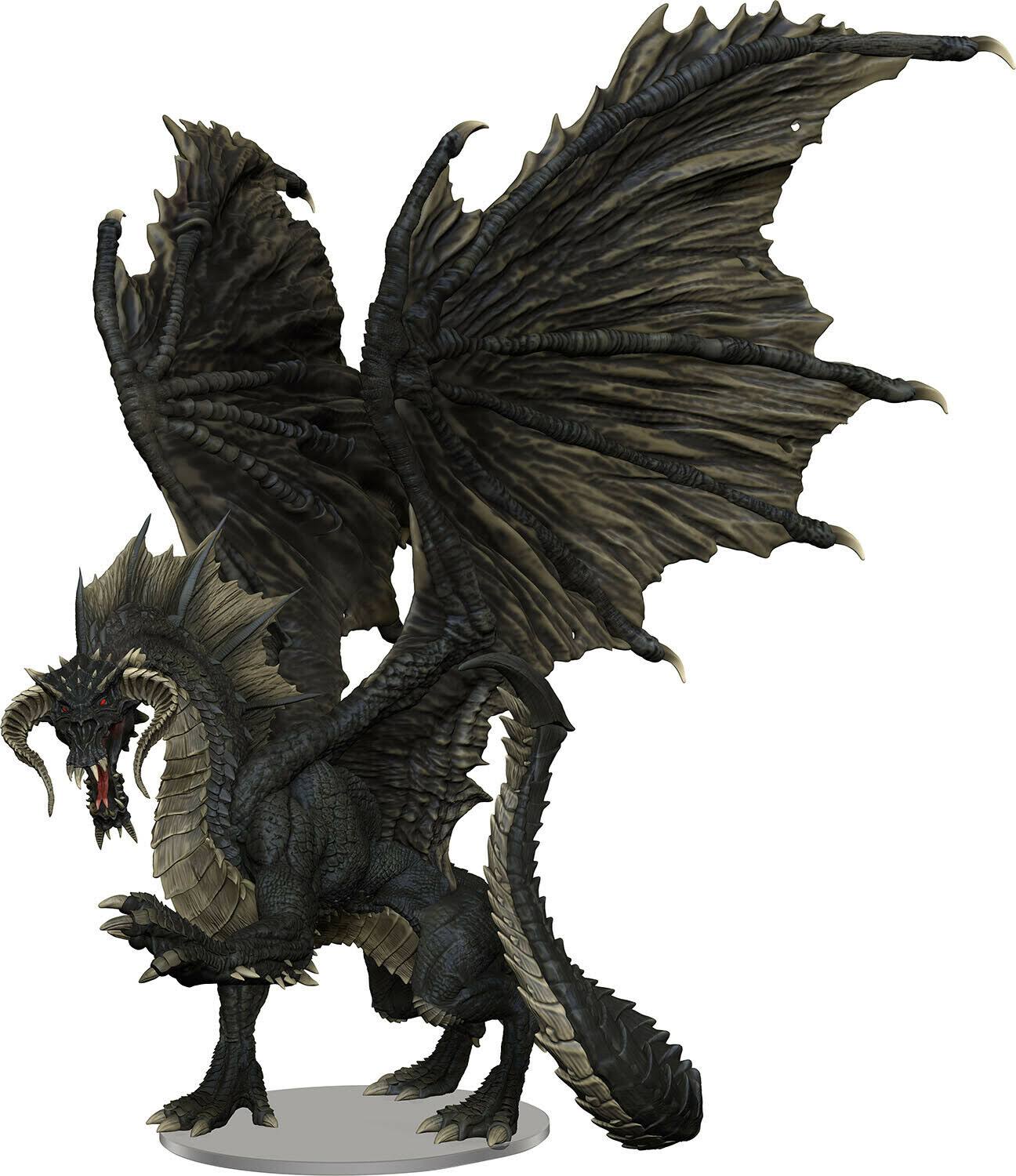 D&D Icons of the Realms - Adult Black Dragon Premium Figure