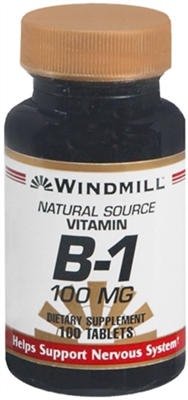 Windmill Vitamin B 1 100 Mg Tablets - 100 Tablets