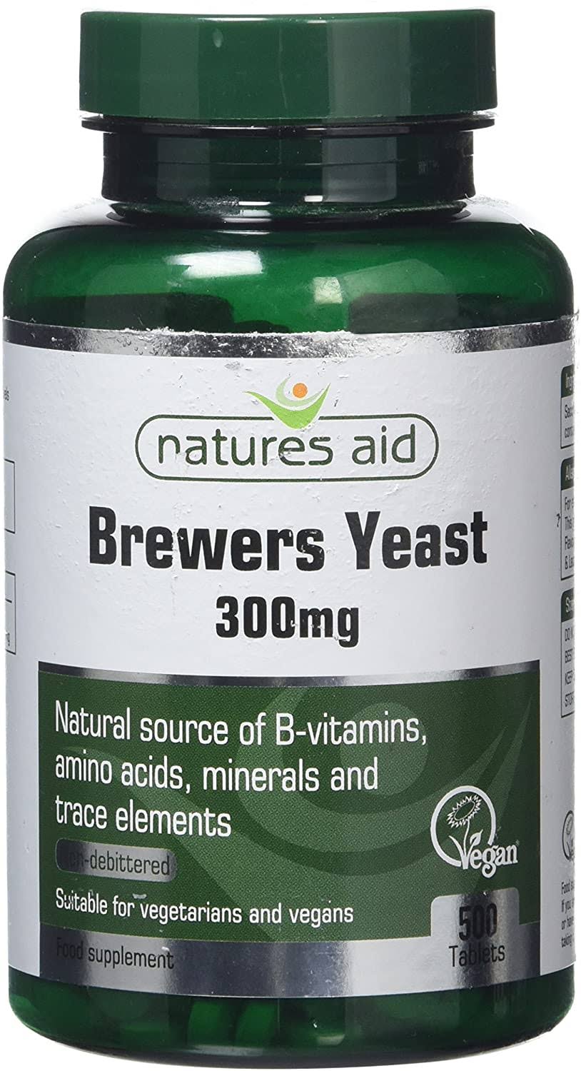 Natures Aid Brewers Yeast Food Supplement - 500 Tablets