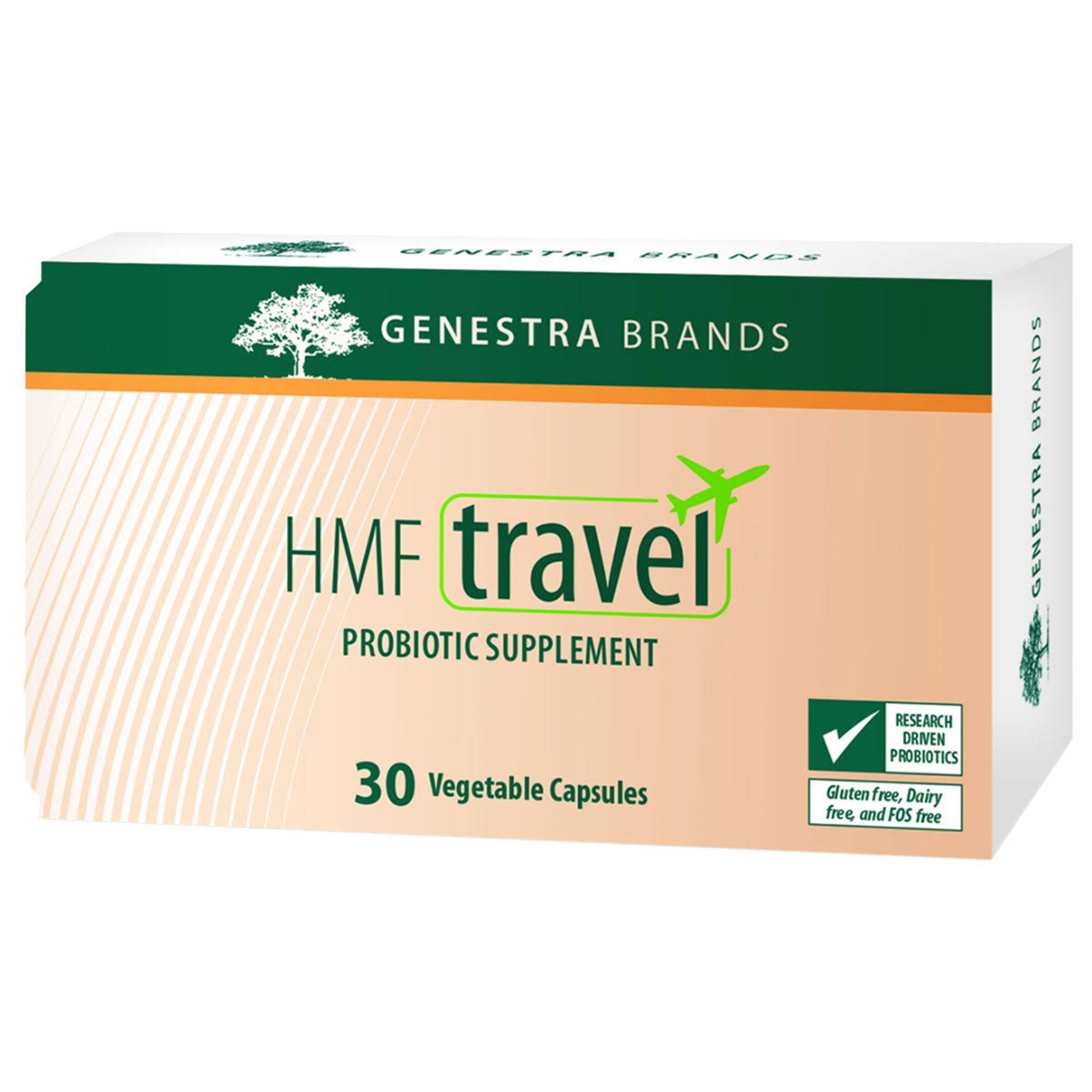 Genestra Hmf Travel Probiotic Formula - 30 Vegetable Capsules