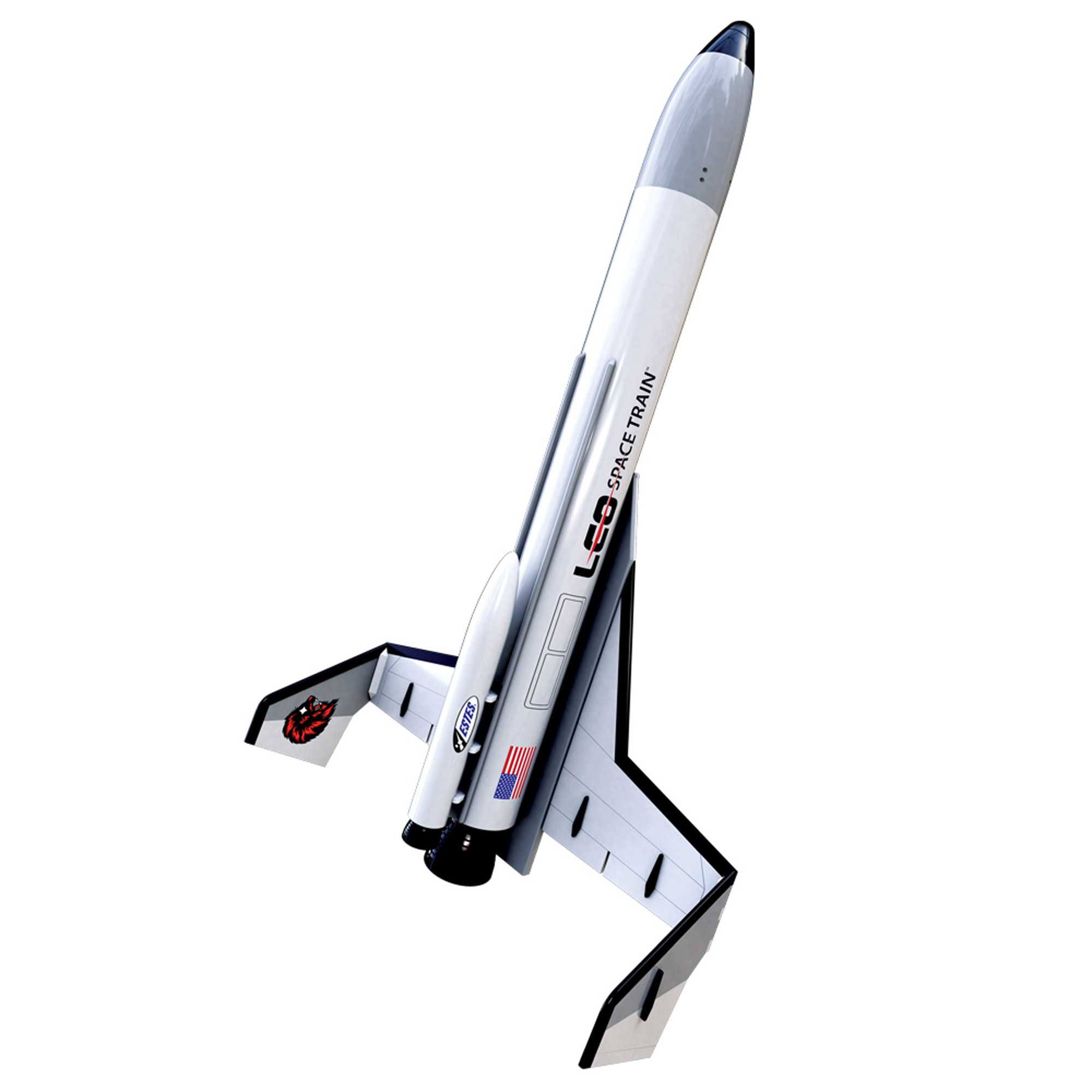 Estes Leo Space Train Flying Model Rocket Kit 7285 | Advanced Level Build, Multi