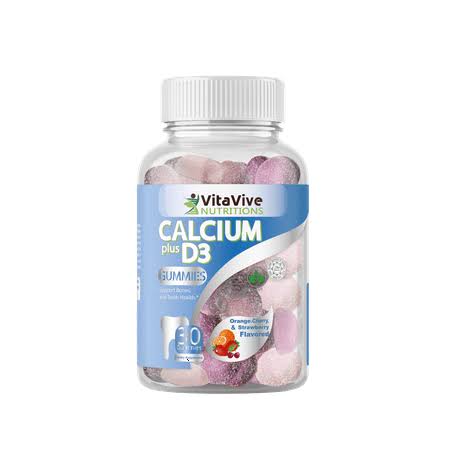 Vitavive Nutrition Calcium Plus D3 Gummies