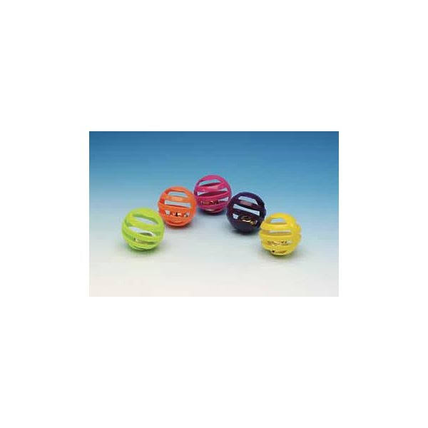 Penn-Plax CAT414 Plastic Ball with Bell - 60 Pieces