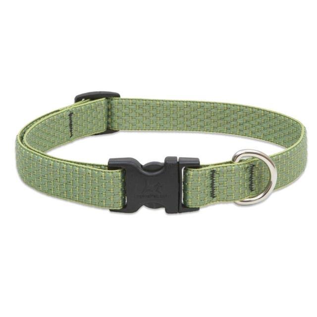 LupinePet Eco 1" Adjustable Dog Collar Moss, 30.5cm - 51cm