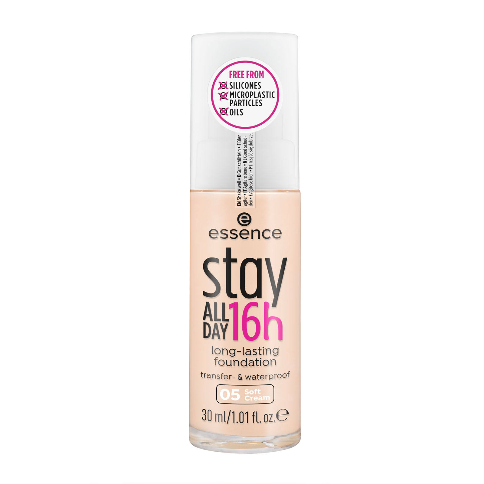 Essence Stay All Day 16H Long-Lasting Foundation 10 Soft Beige (30ml)