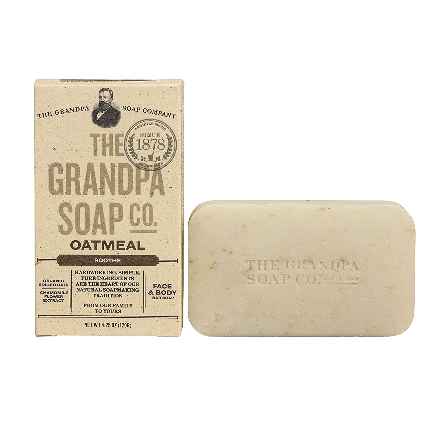 Grandpa Face and Body Bar Soap - Oatmeal, 4.25oz