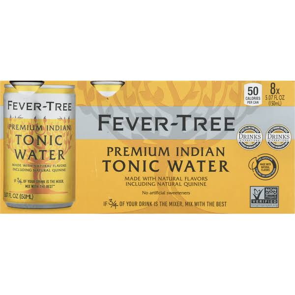 Fever-Tree Premium Indian Tonic Water - 5.07oz, 8pk