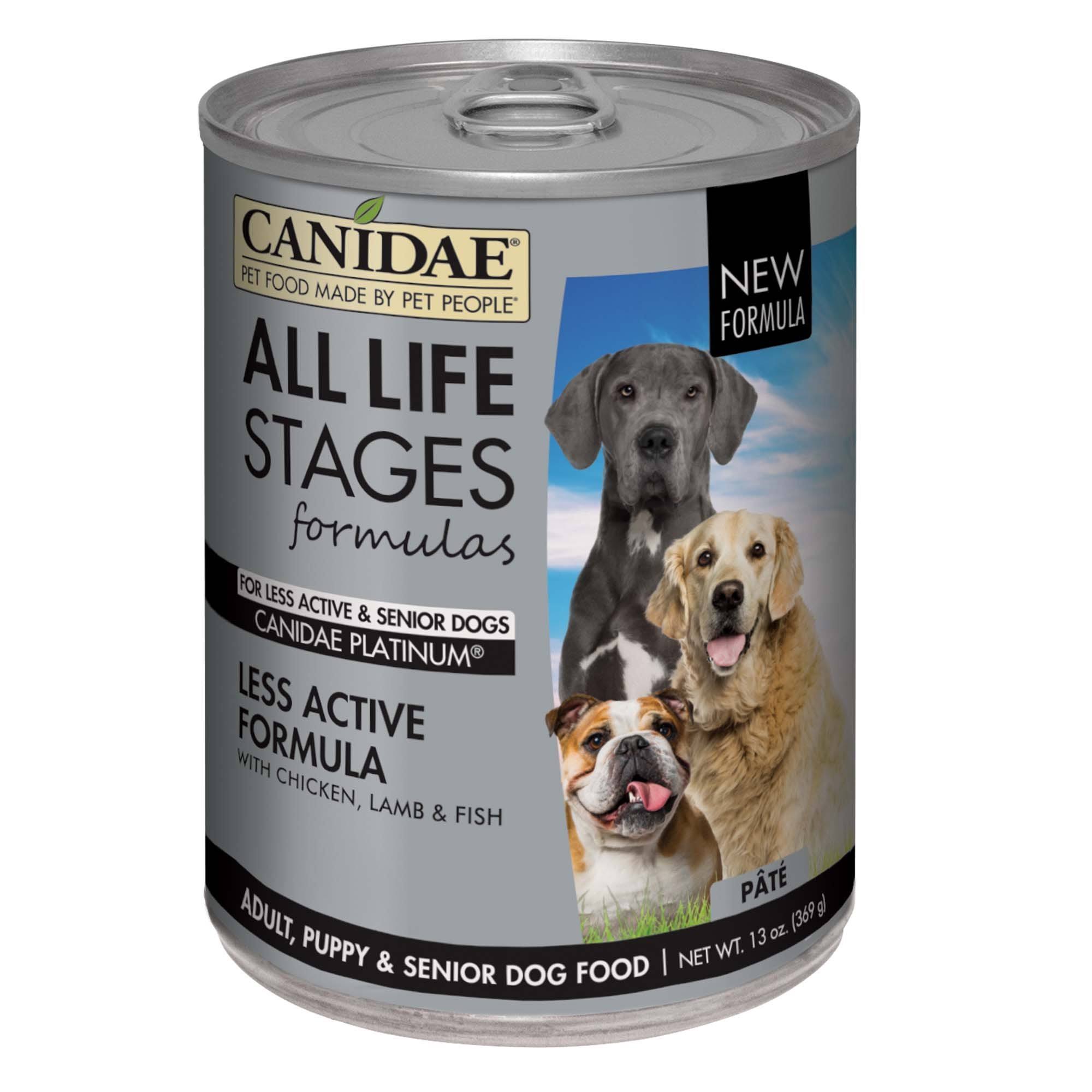 CANIDAE All Life Stages Platinum Less Active Dog Wet Food Ch