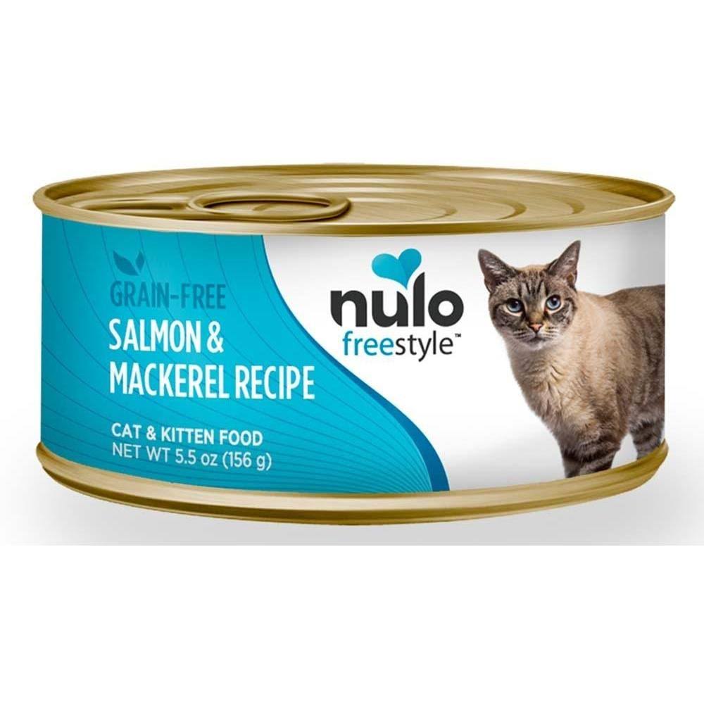 Nulo - Freestyle Wet Cat Food - Pate Recipes 5.5oz / Salmon & Mackerel