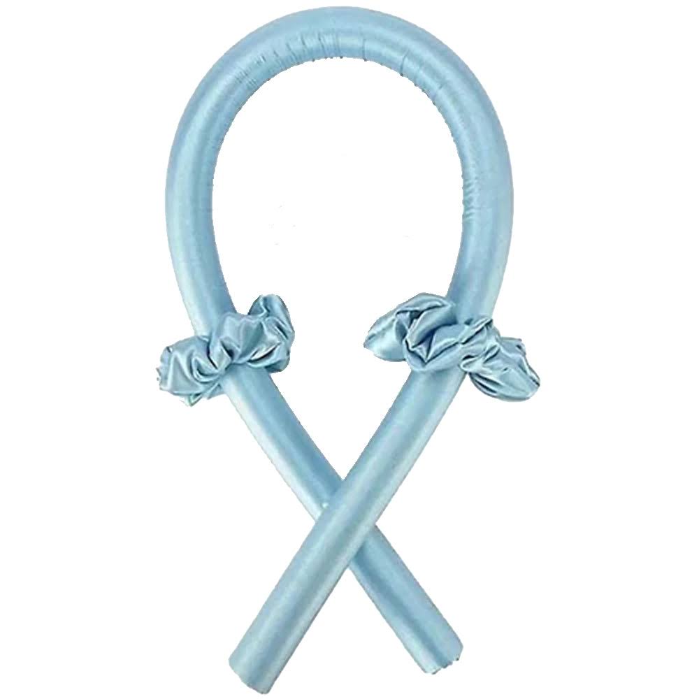 Heatless Curling Rod Headband - Blue