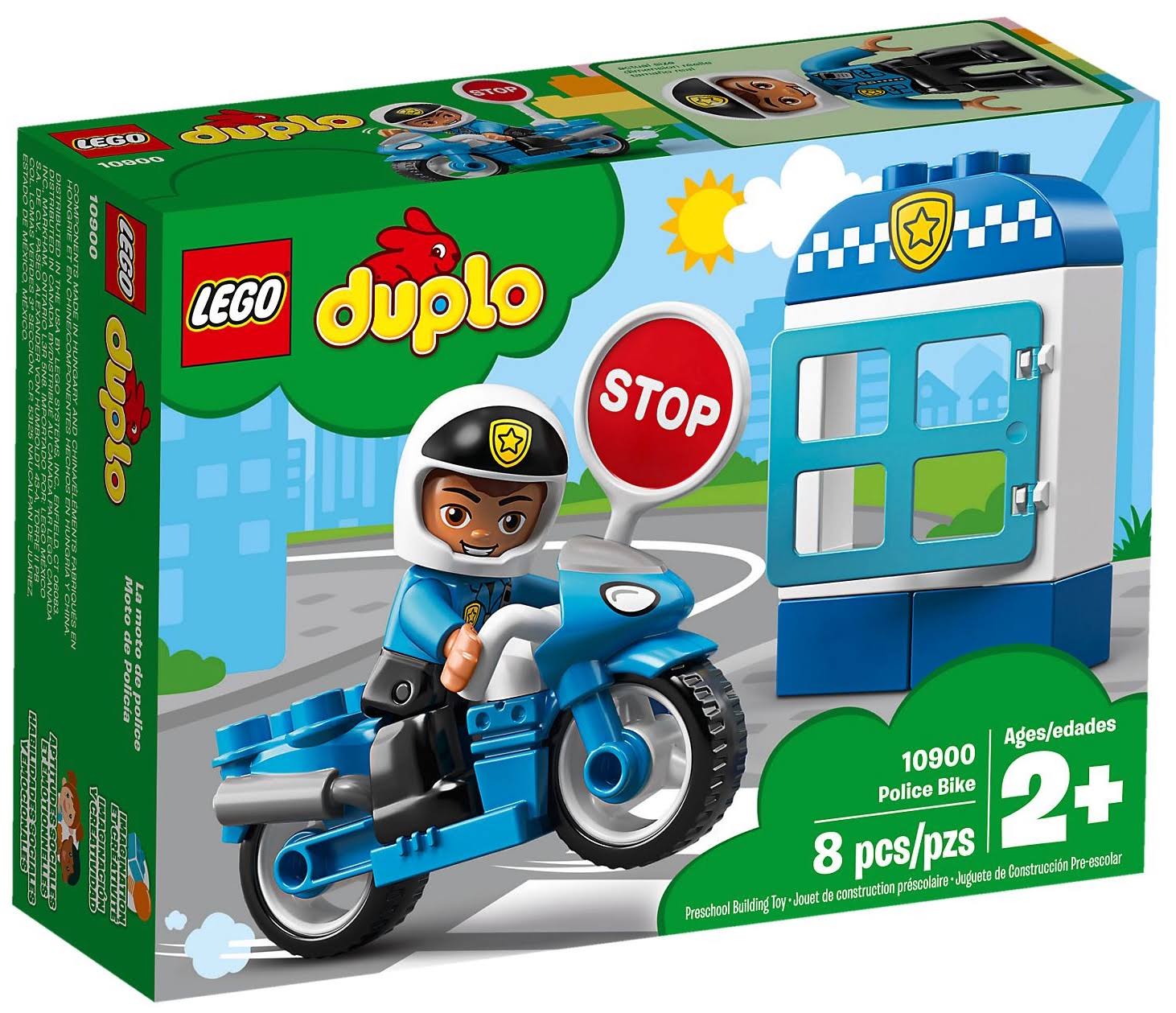 Lego Duplo Town Police Bike Building Block