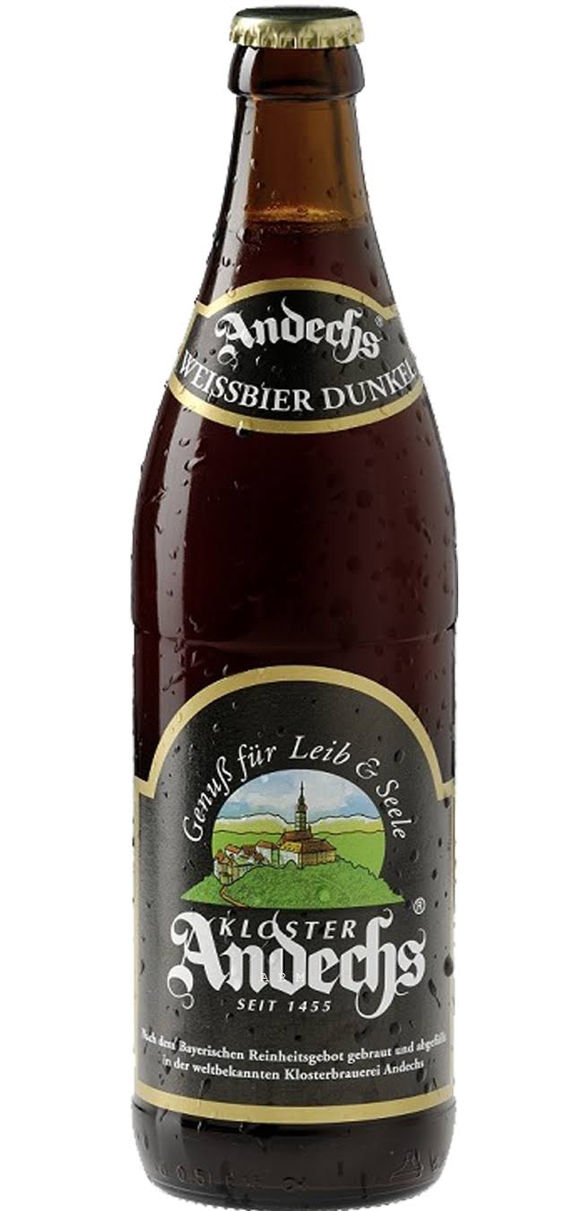 Andechs Dunkle Weiss Beer - 16 fl oz bottle
