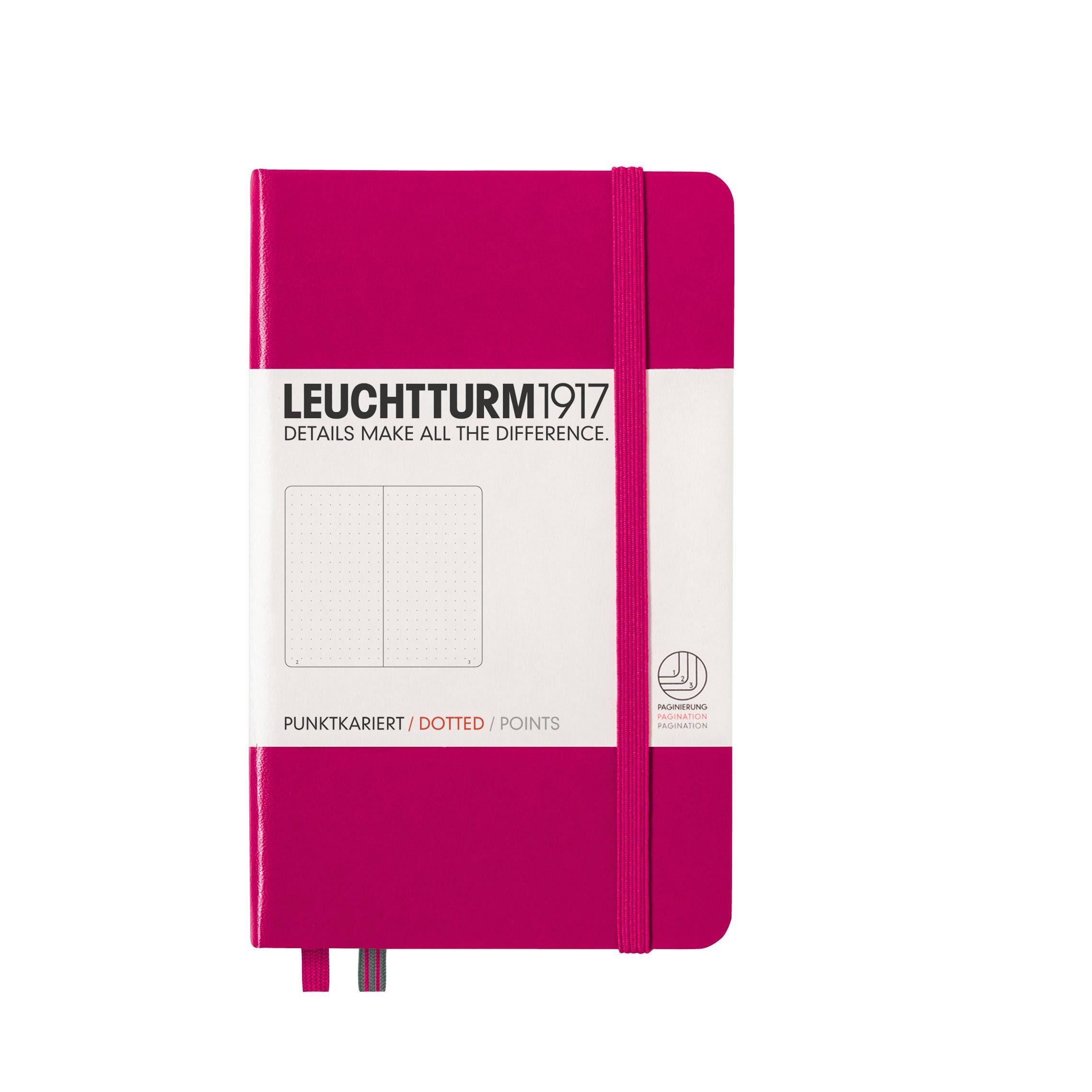 Leuchtturm1917 Notebook Pocket A6 Dotted Notebook - Berry, Hardcover