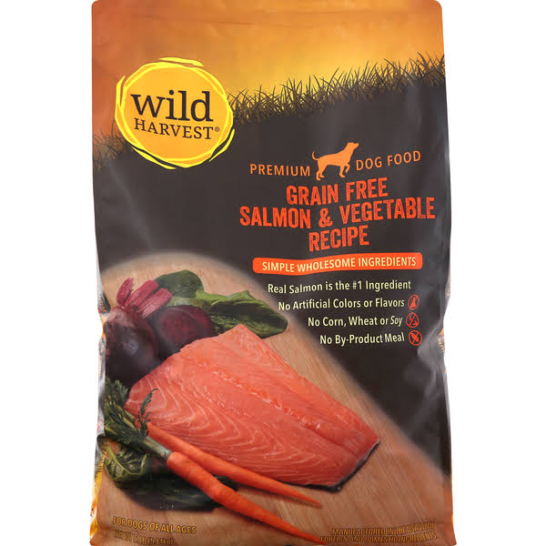 Wild Harvest Dog Food, Premium, Grain-Free, Salmon & Vegetable Recipe - 12 lb