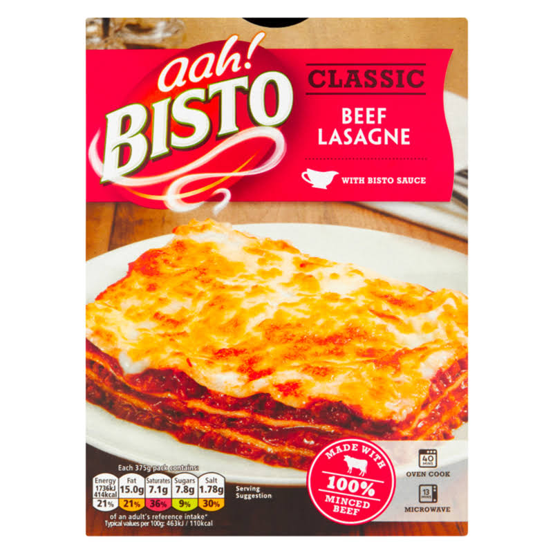 Bisto Classic Beef Lasagne, 375g