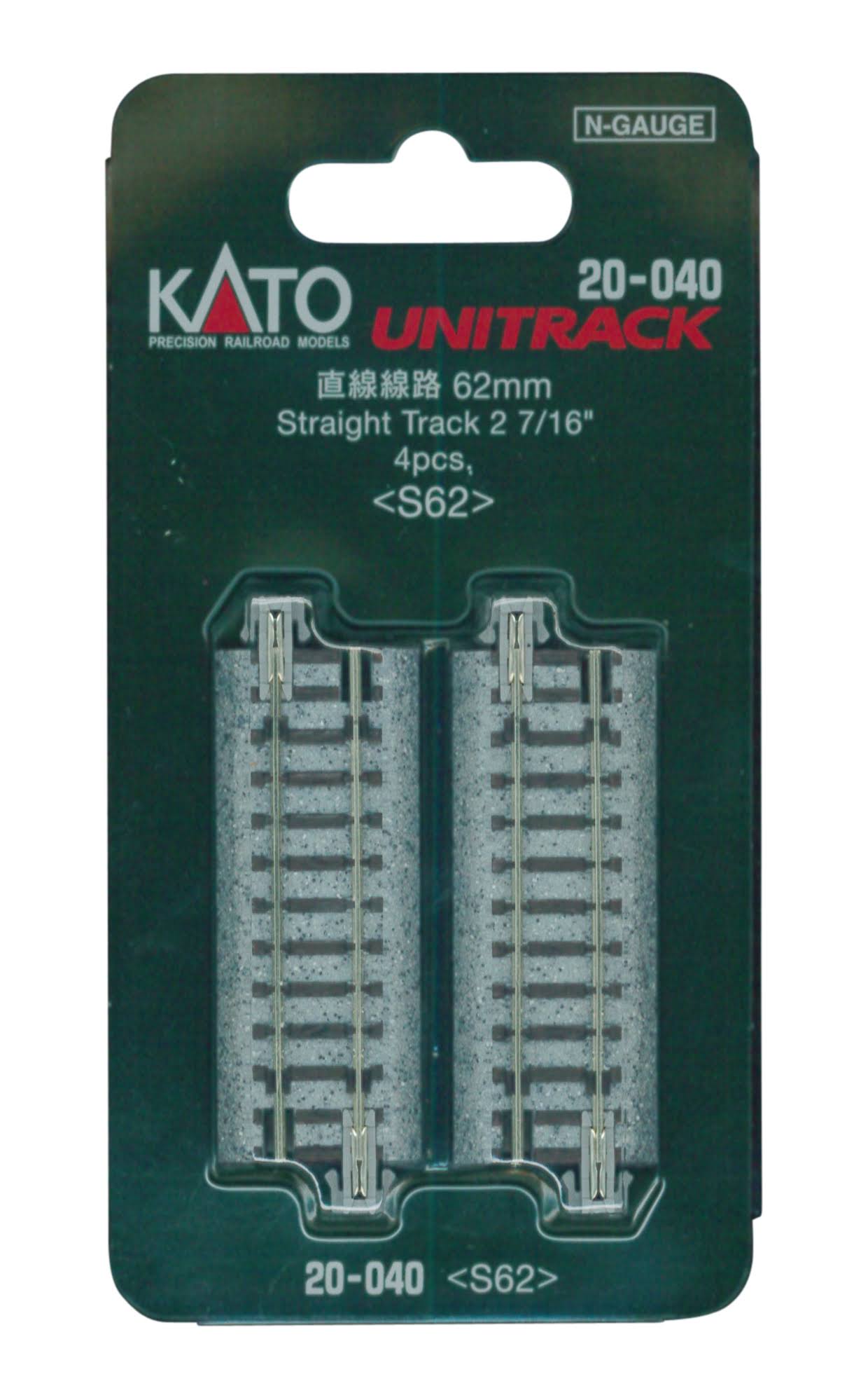 Kato N 62mm 2-7/16" Straight (4)
