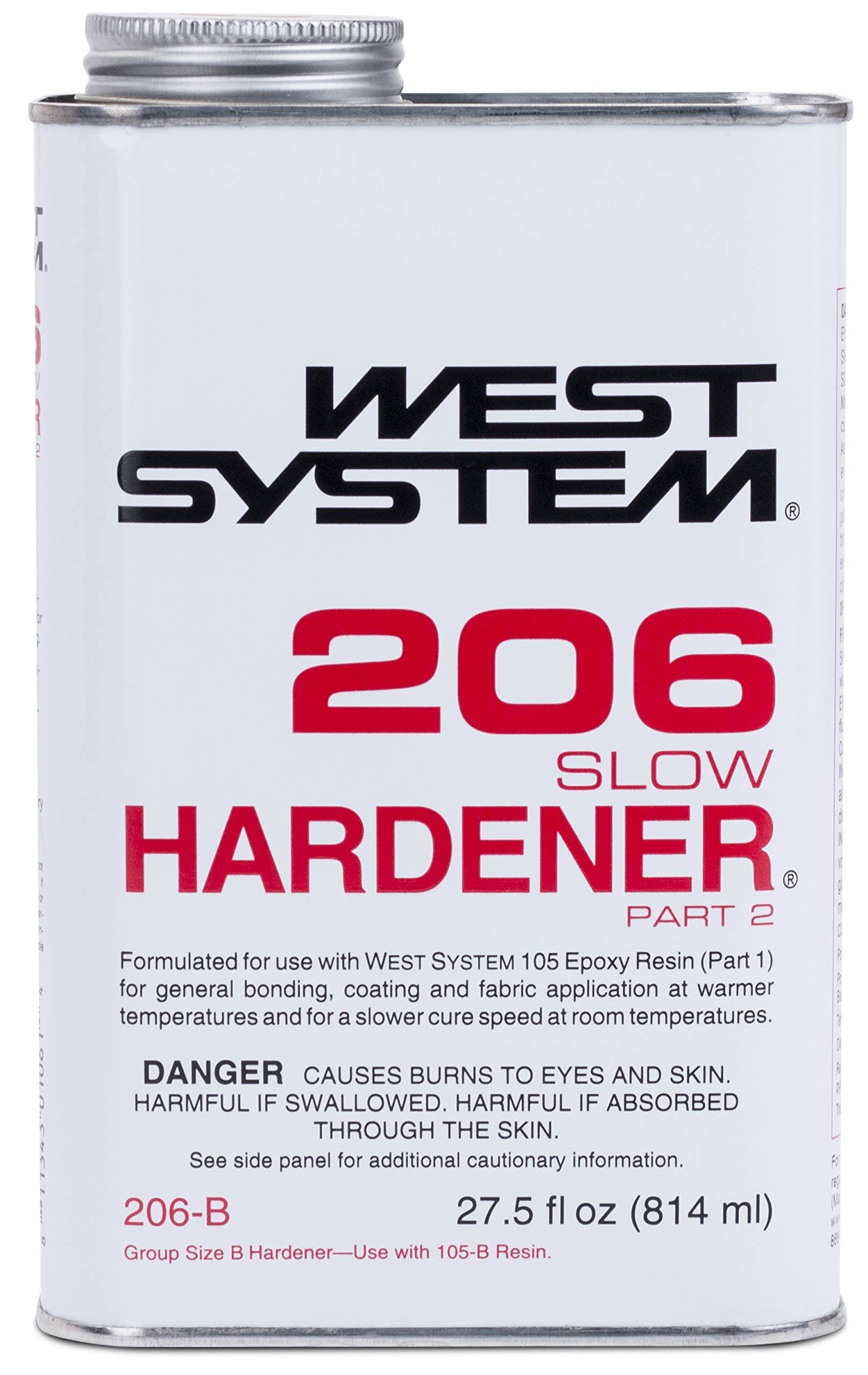 West System 206 Slow Epoxy Hardener - 814ml