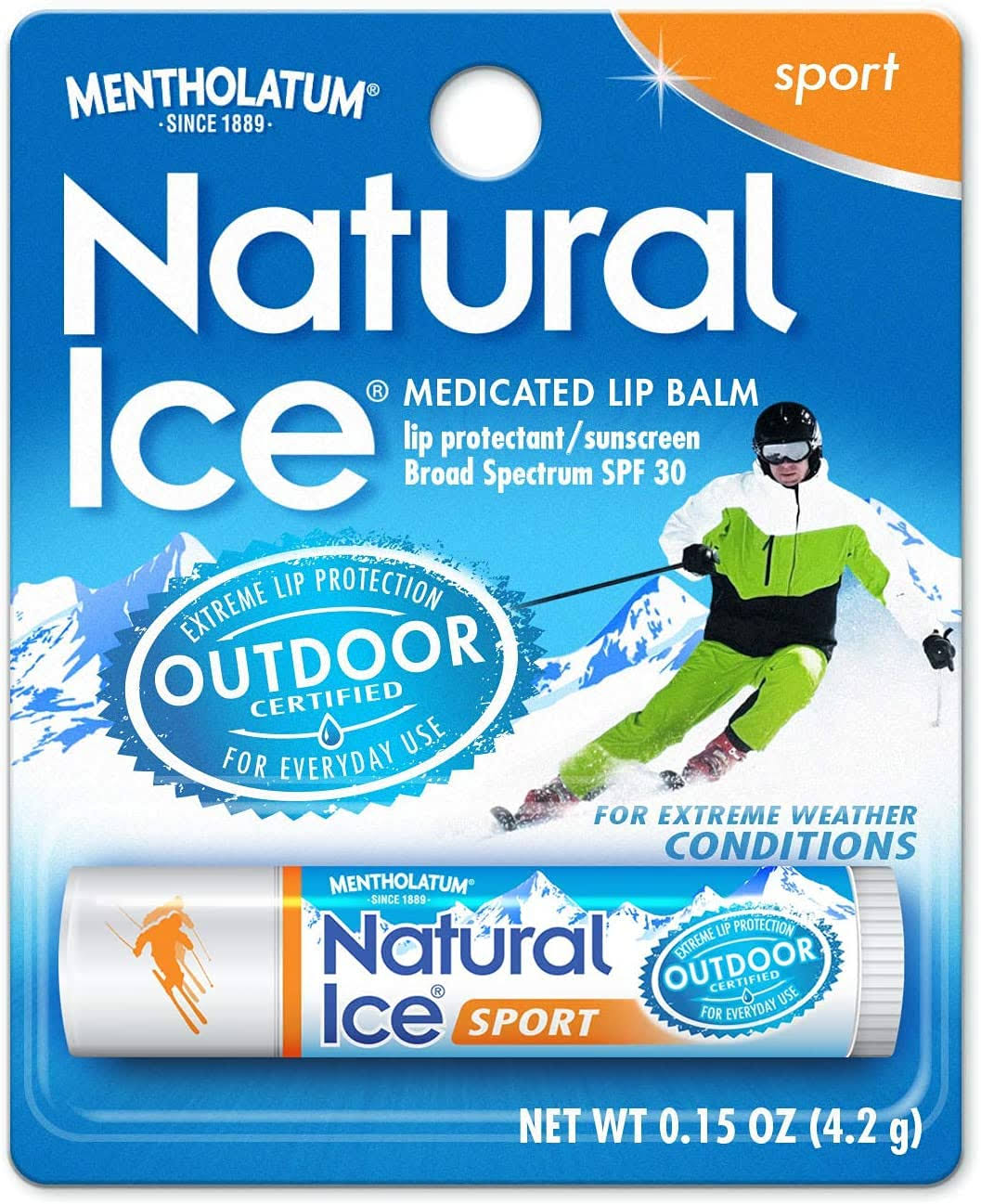 Natural Ice Sport Medicated Lip Balm - 4.5g